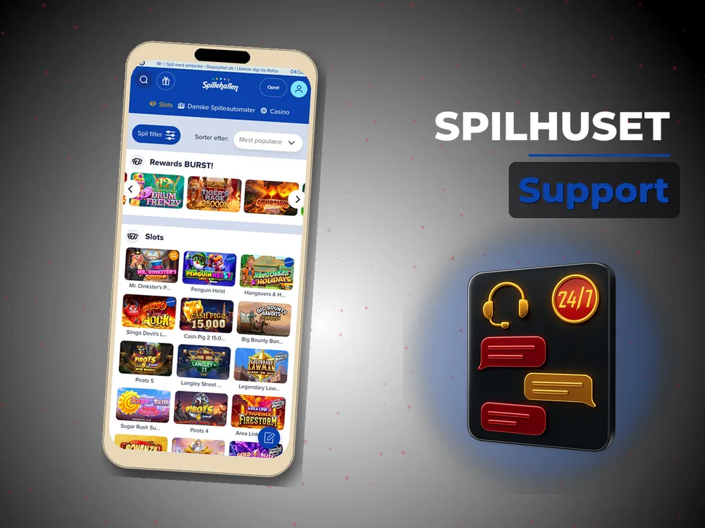 Spilhuset - Support