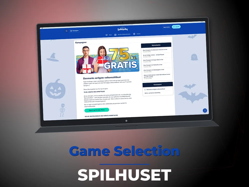 Spilhuset - Game Selection
