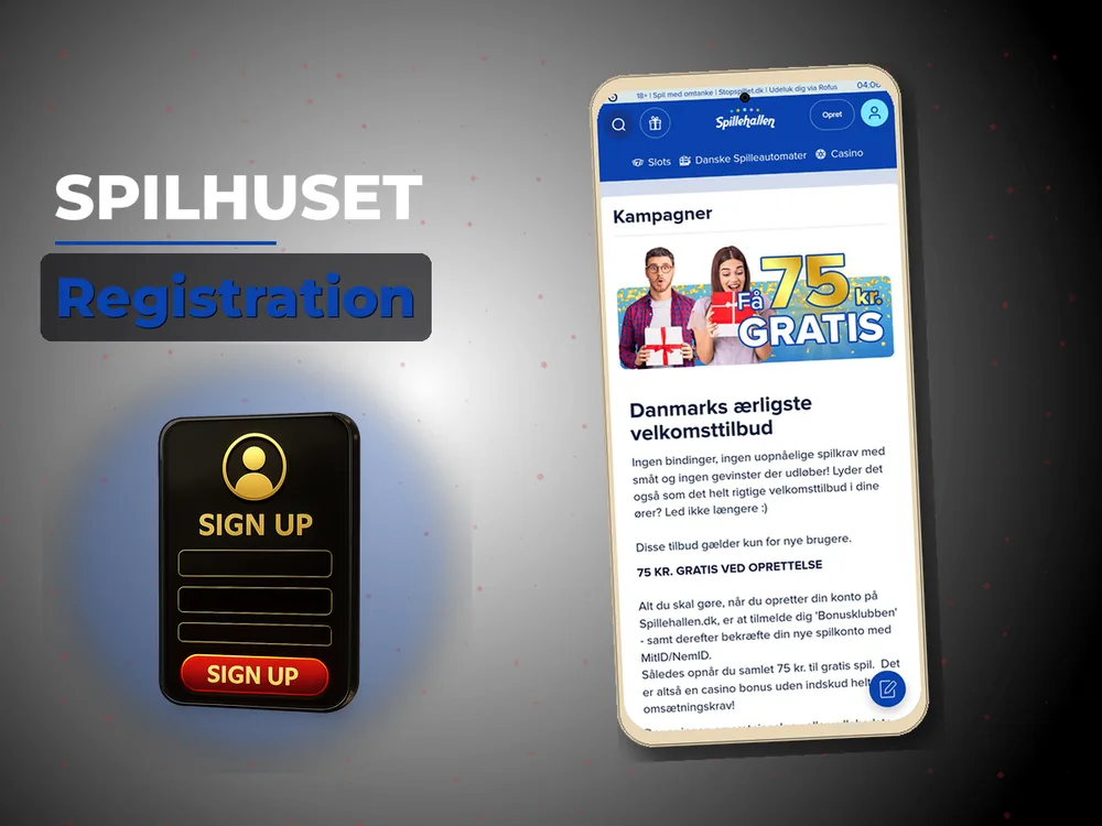 Spilhuset - Registration