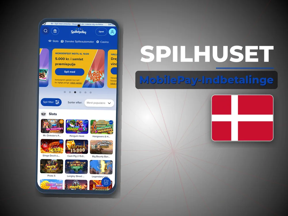 Spilhuset - MobilePay-Indbetalinge