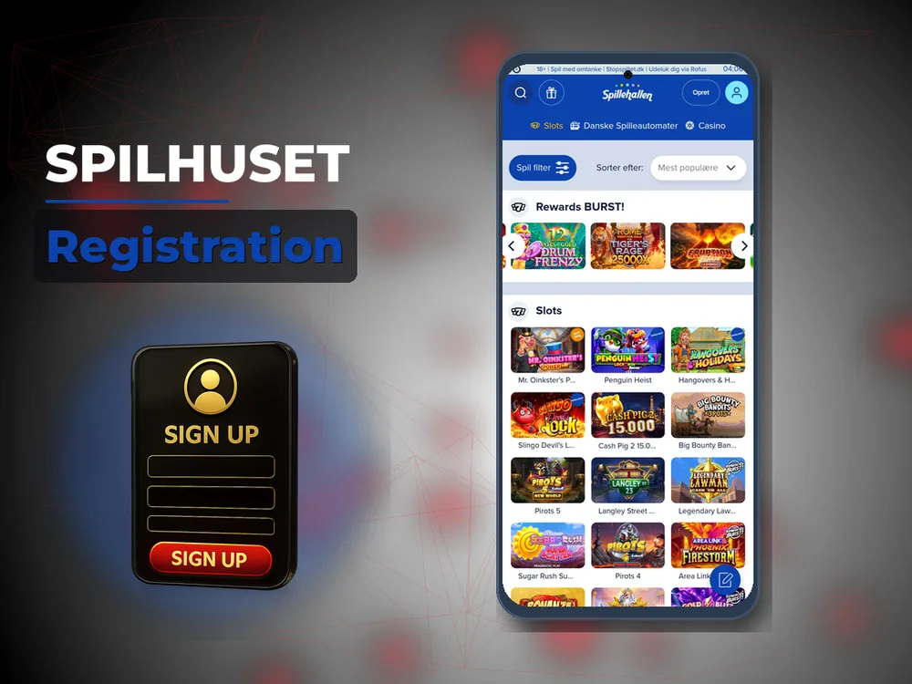 Spilhuset - Registration